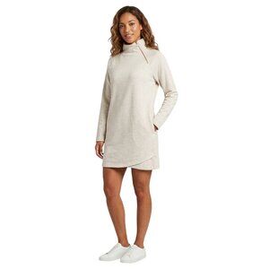 Earth Yoga Tunic Sweatshirt Dress Organic Cotton Blend Asymmetric Zip Size XXL